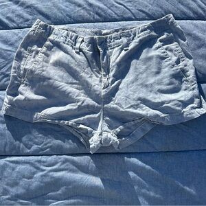 rag & bone Women's Soft Blue/White Tie Dye Short Shorts Size 30